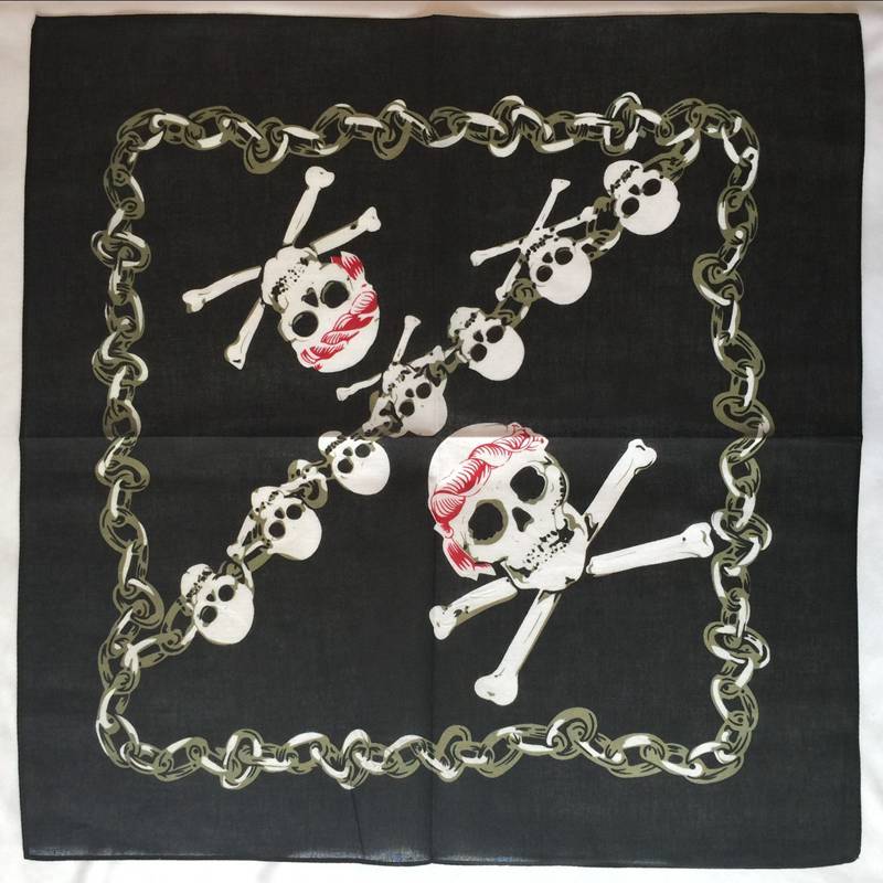 New arrival hip hop bandana, cotton material quality skull design masks HFCMC603